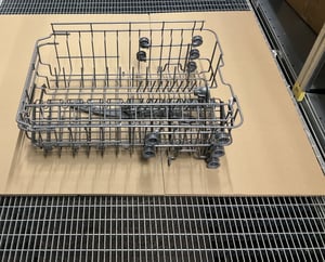 Geschirrkörb-Oberkorb mit Sprüharm für Midea Kühlschrank 12976000A08614 Küchenhilfe