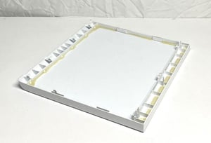 Arbeitsplatte GlobalWhite für Indesit Waschmaschine 594x50 mm