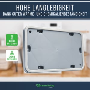 Wartungsklappe Serviceklappe Wärmetauscher passend für Bosch Siemens wie 00646776