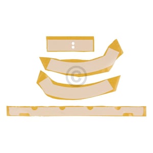 Aufkleber Ecovacs 201-2113-0035 für Staubsauger-Roboter 4Stk