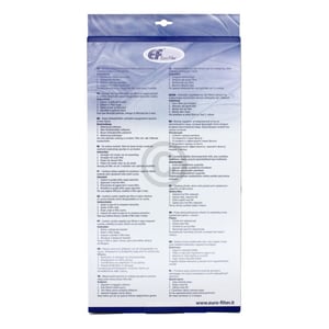 Kohlefilter Type190 wie Whirlpool 484000008578 485x270mm für Dunstabzugshaube