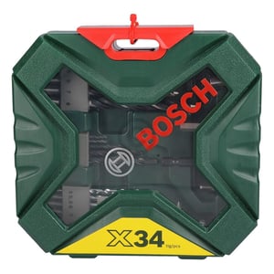 BohrerSet BitSet original BOSCH 2607010608 X-Line Classic 34teilig