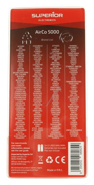 Fernbedienung für Superior Dunstabzugshaube SUPCU005 Klimaanlage