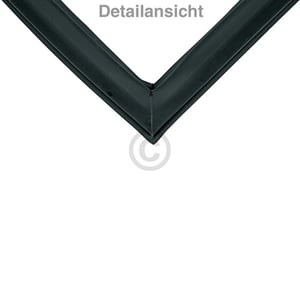 Türdichtung 4-seitig schwarz LIEBHERR 7108563 für Kühlschrank