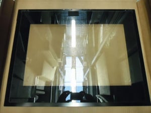 Ofentürglas für Beko-Ofen C00869470 Außenglas