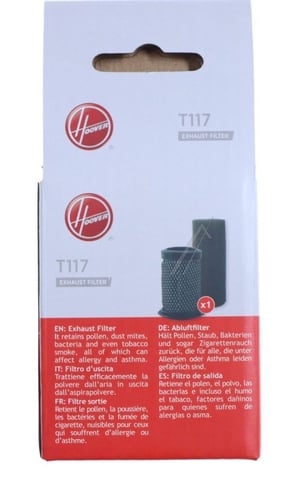 T117-Staubsaugerfilter Haier/Candy/Hoover 35602731 h-free 200, Feinstaub