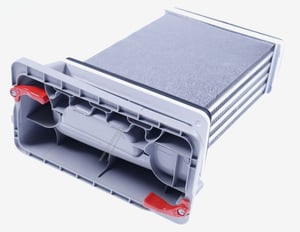 Kondensator-Baugruppe für Beko Trockner C00866015 54cm, Deckel, Nummer, Gummi