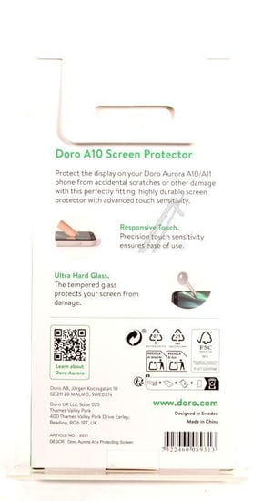 Displayschutzfolie für Aurora A1X Doro 380271 klar schützend