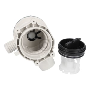 Ablaufpumpe Hisense HK1911126 WuXi Haoli mit Kopf Sieb für Waschmaschine