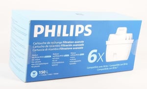 Philips Kaffeemaschine Micro X-Clean Filter 6er-Pack Wasserfilter