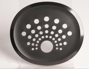 Tropfgitter schwarz für Bosch Kaffeemaschine 12047150 Abtropfschale