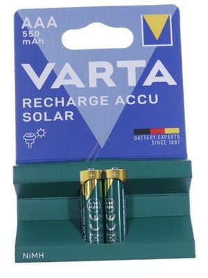 Varta Solar-Akkus AAA für Ofen 56733101402 2er-Blister, 1,2V, 550mAh