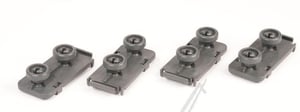 Korbeingestell Bausatz für Ofen Smeg 696810448 Ofenkorb Laufschiene