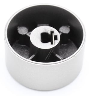 Gasflammenknopf für Whirlpool Kochfeld 488000384829 Metall, Chrom