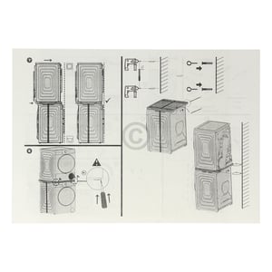 Gleitschiene (54cm) Bauknecht C00938462 Bauknecht