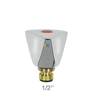 Knebel 1/2" mit Innenoberteil Warmwasser rot für Armatur Sanitär