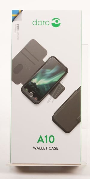 Wallet Case für Aurora A1X Doro 380276 Schutzhülle Graphit