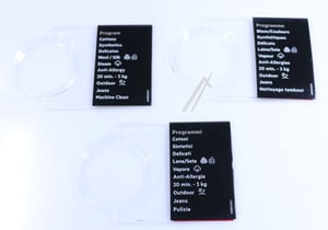 Waschmaschinenblende AEG 140062661065 Selbstklebend, Knebel