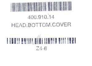 Abdeckung Kopfunterseite SoFlow 400.910.14 für E-Scooter Gehäuse