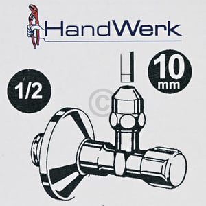 Eckventil 1/2"x10mm selbstdichtend für Armatur 19509 6 Sanitop