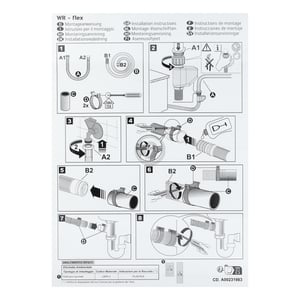 WR FLEX 100 SCHLAUCH 1M Electrolux 1174960300 für Geschirrspüler