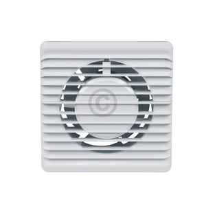Wohnraumventilator 100erR weiß mit Timer für Wand Bad Toilette