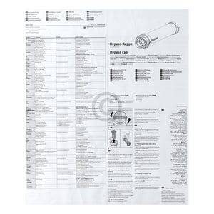 Wasserfilter intern Siemens 11032252 für Kühl-Gefrierkombination SideBySide