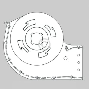 Malag Querstromlüfter 300mm TypA Motor links QLK45