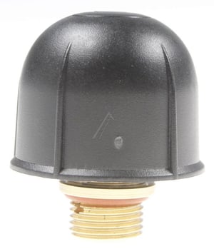 Schraubverschluss 1/2 Zoll für Geschirrspüler Eurofilter 1234567890 dicht, schwarz