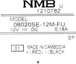 Lüfter für Bosch-Dunstabzugshaube 12032192 Kühlung, 120mm