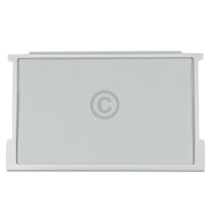 Glasplatte oben für Kühlteil gorenje 163336 465x300mm mit Rahmen in Kühlschrank KühlGefrierKombination