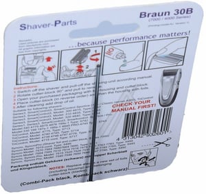 Braun 30B Scherkopf-Set für Rasierer Newspeak - Klingenblock, Scherfolie