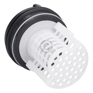 Flusensiebeinsatz für Ablaufpumpe wie SAMSUNG DC97-09928A in Waschmaschine