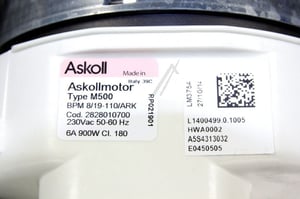 Waschmaschinenmotor für Beko Waschmaschine 2828010700 C00868611