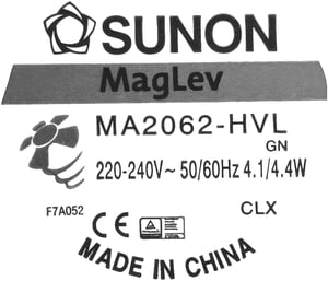 Lüfter für Trockner BSH-Gruppe 12019807 Kühlung