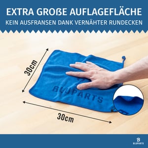 Mikrofasertücher [10 Stück] fusselfreier Putzlappen saugstark