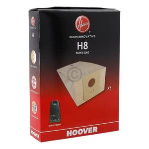Filterbeutel HOOVER H8 09178419 für Bodenstaubsauger 5Stk
