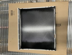Glasplatte mit Rahmen für Ofen Electrolux Aeg 140057685160 weiß