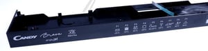 Bedienteilblende für Geschirrspüler Haier Candy Hoover 41050514 Gehäuseteil Frontabdeckung