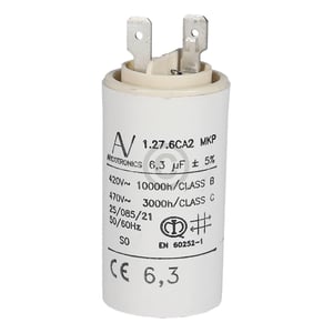 Kondensator 6,3µF AEG 5028628300/2  für Dunstabzugshaube