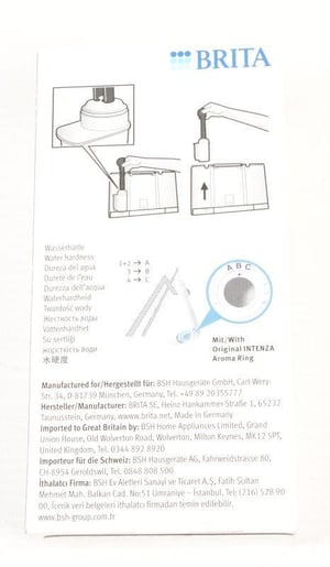 Brita Intenza Wasserfilter für Kaffeevollautomat Bosch/Siemens 17008835 Kalkschutz, Reinheit
