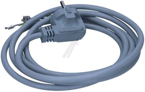 Netzkabel für Waschmaschine Whirlpool 488000645166 3x2000mm, EU-Stecker, Ferritkern