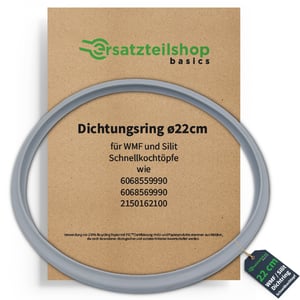 Dichtungsring 22cm für Silit Schnellkochtopf und WMF Schnellkochtopf 3l, 4,5l, 6,5l, 8,5l - Silikonring wie 7423460025