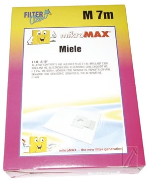 Micromax-Beutel für Staubsauger Filterclean FL0015K 4+1