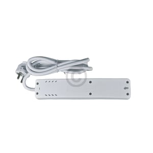 Steckdosenleiste 3-fach mit 2 USB-Buchsen weiß 1,4 m Kabellänge