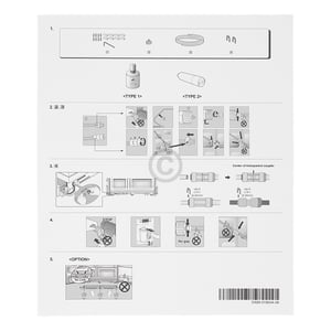 Schlauch Montage Set Samsung DA97-15662E für Kühlschrank