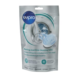 Waschmaschine Geruchsentferner Tabs Wpro 484000001180 AFR301 PowerFresh 3Stk