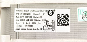 Motor für Waschmaschine Hisense/Gorenje 806504 Antrieb