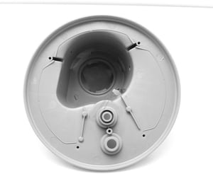 Ablaufschacht Ofen Beko C00916140 RAL7037 Ablauf