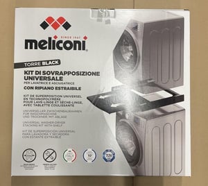 Meliconi Geschirrspüler Zwischenrahmen schwarz, Schublade